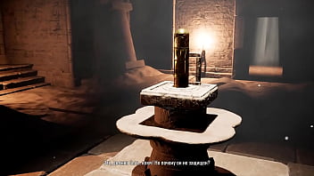 A thick mysterious totem dildo visits lara's hole 3d hentai