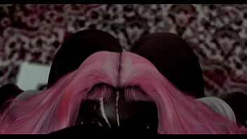 Black milf sucks dick sloppy till it busts and doesn't stop