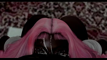 Black milf sucks dick sloppy till it busts and doesn't stop