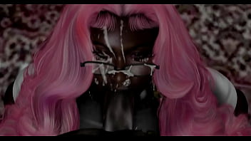 Black milf sucks dick sloppy till it busts and doesn't stop