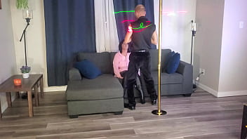 Officer knotty waze gives 1st strip dance
