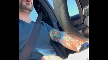 Whats up la stroking in the car