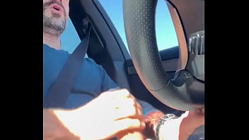 Whats up la stroking in the car