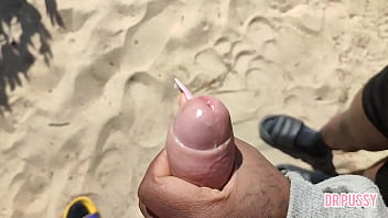 Pregnant Woman Is Abandoned By Her Husband And Masturbates A Stranger On The Beach Without Him Knowing Until She Gets All The Milk Out Like A Nymphomaniac And Even Lets Him Touch Her Big Breasts thumbnail