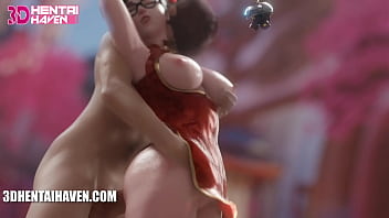 Mei fucked by behind hard