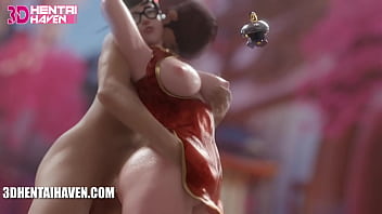 Mei fucked by behind hard