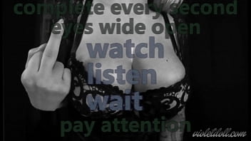 Boob worshiper degrade by goddess