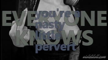 Boob worshiper degrade by goddess