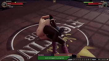 Riley vs maeve nf3d kinky fight female combat ring battle