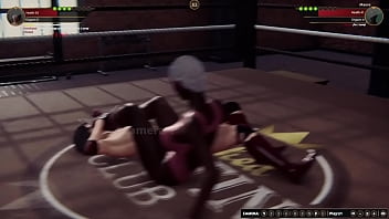 Riley vs maeve nf3d kinky fight female combat ring battle