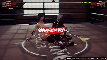 Riley vs maeve nf3d kinky fight female combat ring battle