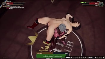 Riley vs maeve nf3d kinky fight female combat ring battle