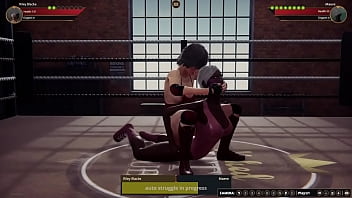 Riley vs maeve nf3d kinky fight female combat ring battle