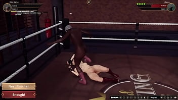 Riley vs maeve nf3d kinky fight female combat ring battle