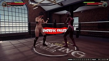 Riley vs maeve nf3d kinky fight female combat ring battle