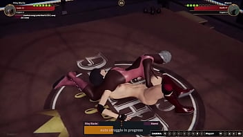 Riley vs maeve nf3d kinky fight female combat ring battle