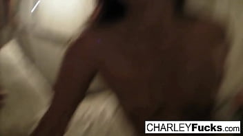 Busty babe has a 3some