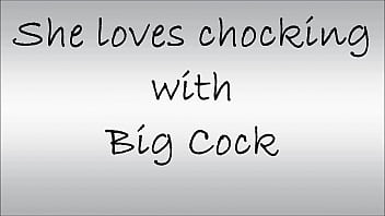 A girl is playing with cock
