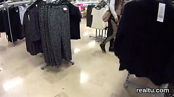 Enchanting czech kitten is seduced in the hypermarket and rode in pov