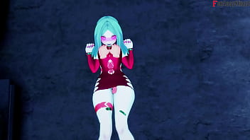 Rebecca blowjob in night city 1 cyberpunk full & pov on sheer & fantasyking3