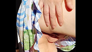 Parting my meaty drapes