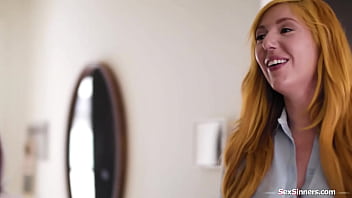 Busty Redhead Lesbian Lauren Phillips Is Happy To Be A Mentor For Two Inexperienced Teens Maya Woulfe And Lily Larimarthe Milf Teaches How To Lick thumbnail