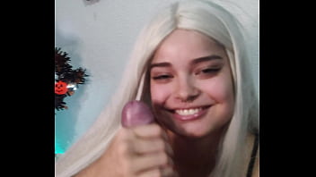 Feitiço wellington perdeu o controle no boquete intenso e gozou na boca da bruxa