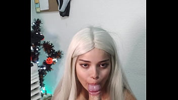 Feitiço wellington perdeu o controle no boquete intenso e gozou na boca da bruxa