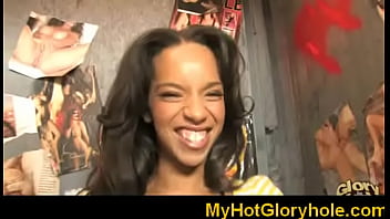 Gloryhole initiations gorgeous babe sucks dick 26
