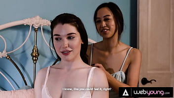 Hot babes have passionate overnight sex