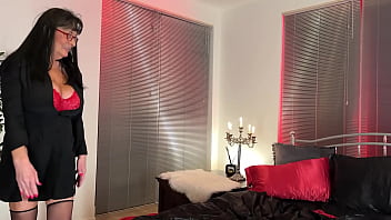 Candle light mood during masturbating orgasm