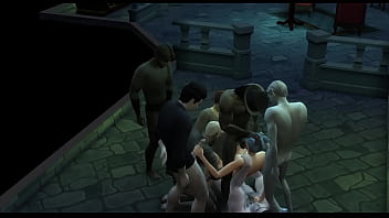 Vampire gangbang in secret lair