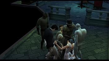 Vampire gangbang in secret lair