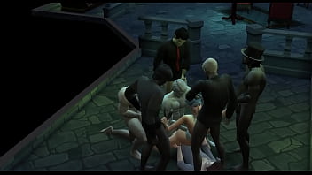 Vampire gangbang in secret lair