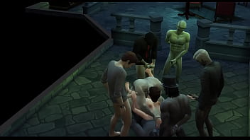 Vampire gangbang in secret lair