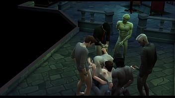 Vampire gangbang in secret lair