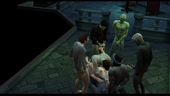 Vampire gangbang in secret lair