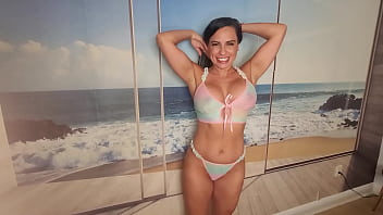 Big booty latina comes back for with bigger tits than last time and i cum all over them Big booty latina comes back for with bigger tits than last time and i cum all over them