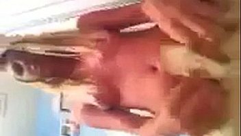 Blonde stripping on camera