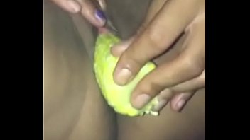 Black girl playing with