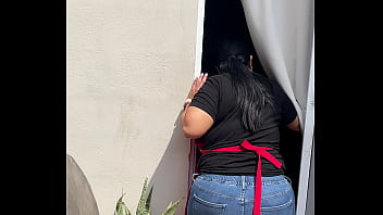 Culona es grabada no se da cuenta