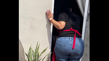 Culona es grabada no se da cuenta