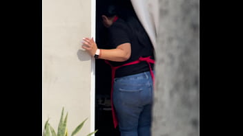 Culona es grabada no se da cuenta