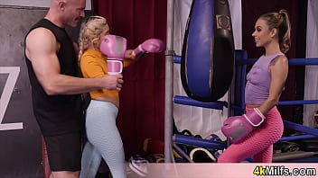 Sporty Housewives Offering Pussy For The Boxing Coach thumbnail