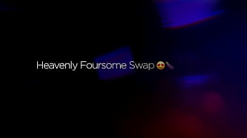 Really busty brunette pornstar abigail mac and tru kait swapping big cocks foursome