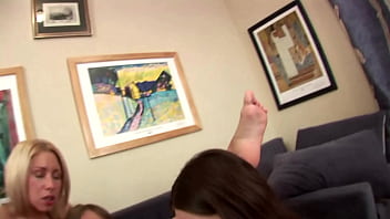 Sexy babes have a no boys allowed lesbian threesome