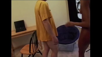 Kiki interracial couple hand job with cum on her tits