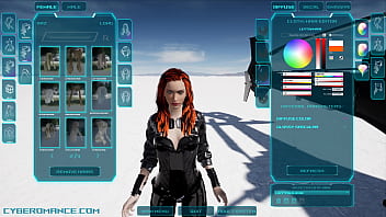 Cyberomance alpha vr rig character test