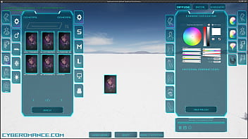 Cyberomance alpha vr rig character test