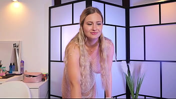 Rousing dance in a transparent dress